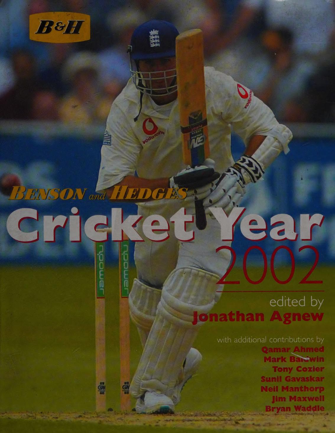 Benson And Hedges Cricket Year 2002 Jonathan Agnew