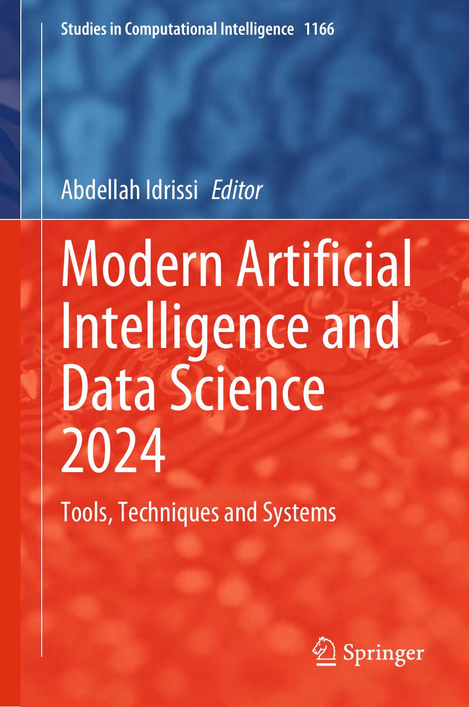 Modern Artificial Intelligence And Data Science 2024 Abdellah Idrissi