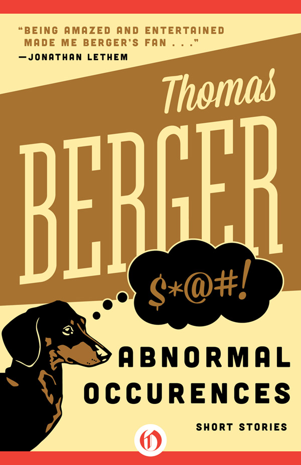 Abnormal Occurrences Berger Thomas