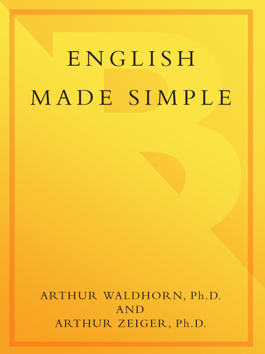 English Made Simple Arthur Waldhorn