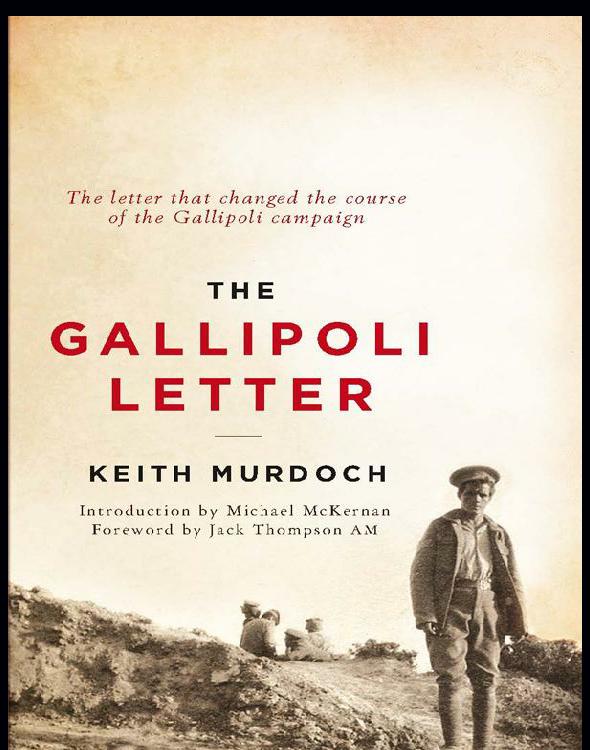 The Gallipoli Letter Murdoch Keith