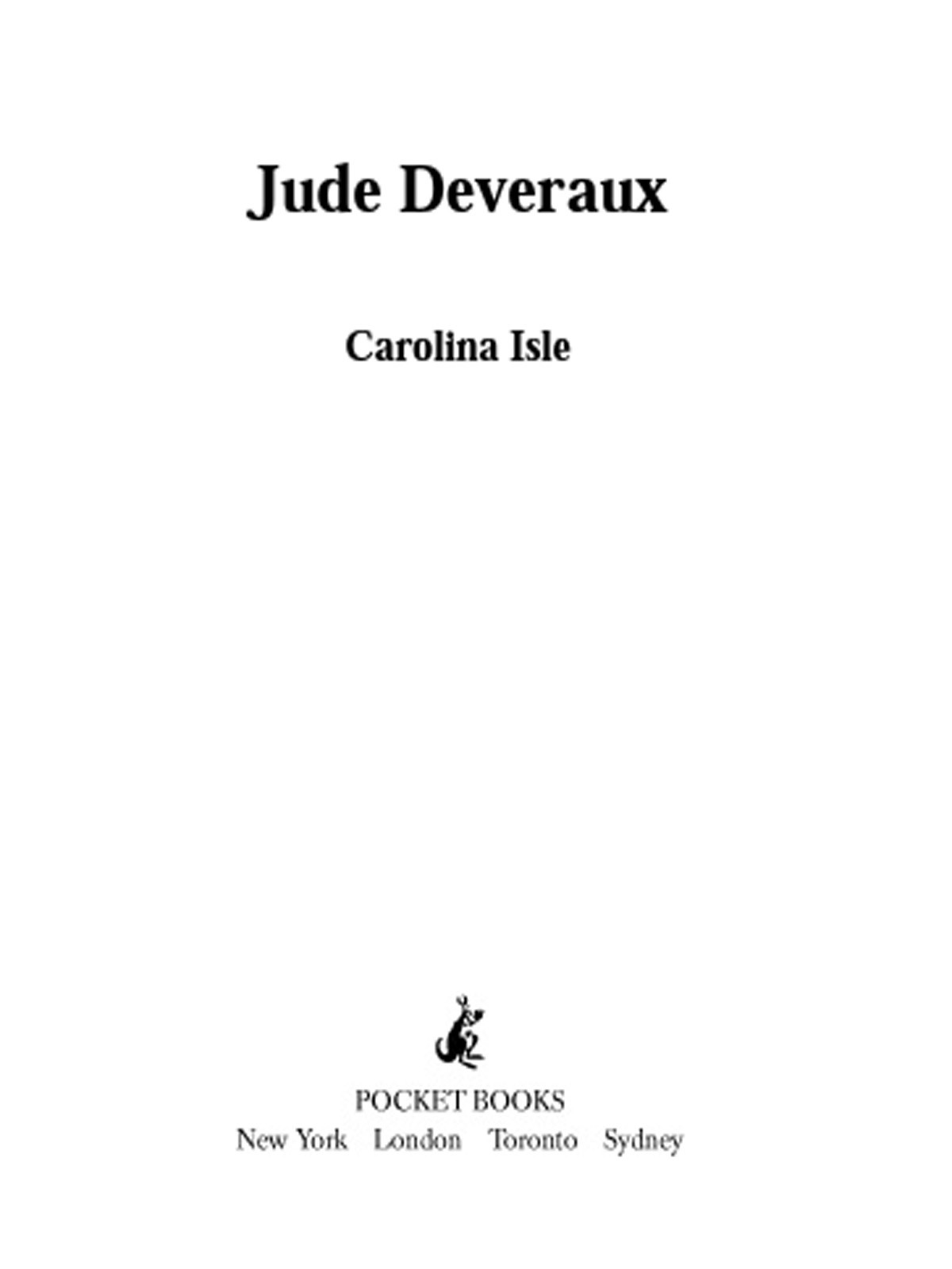 Carolina Isle Deveraux Jude