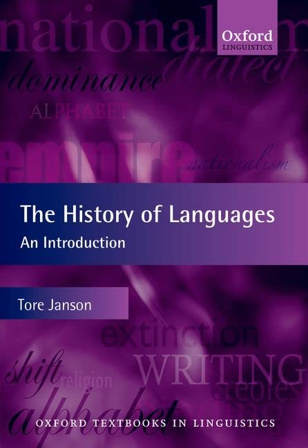 The History Of Languages An Introduction Illustrated Tore Janson