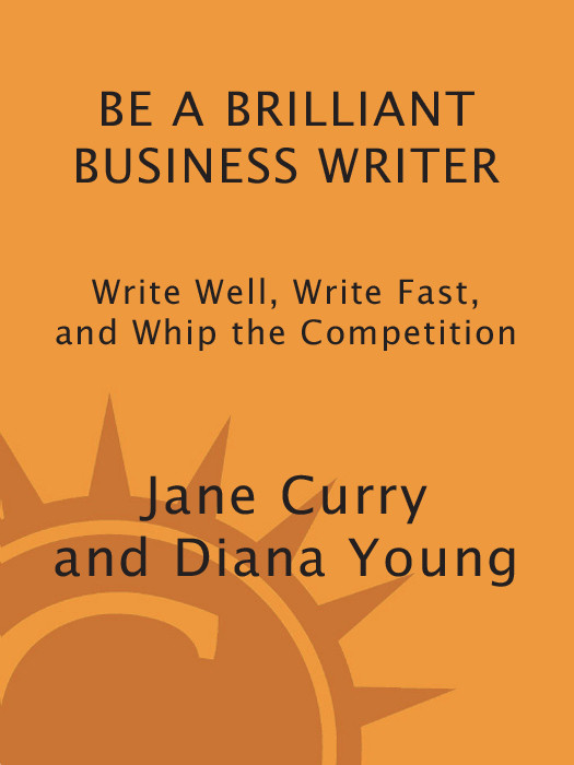 Be A Brilliant Business Writer Curry Jane
