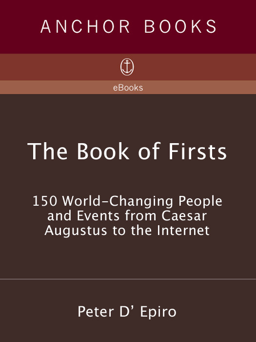The Book Of Firsts Depiro Peter