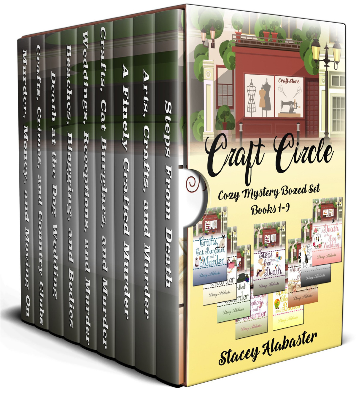Craft Circle Cozy Mystery Boxed Set Books 1 9 Alabaster