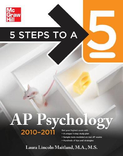 5 Steps To A 5 Ap Psychology 20102011 Edition Maitland Laura Lincoln