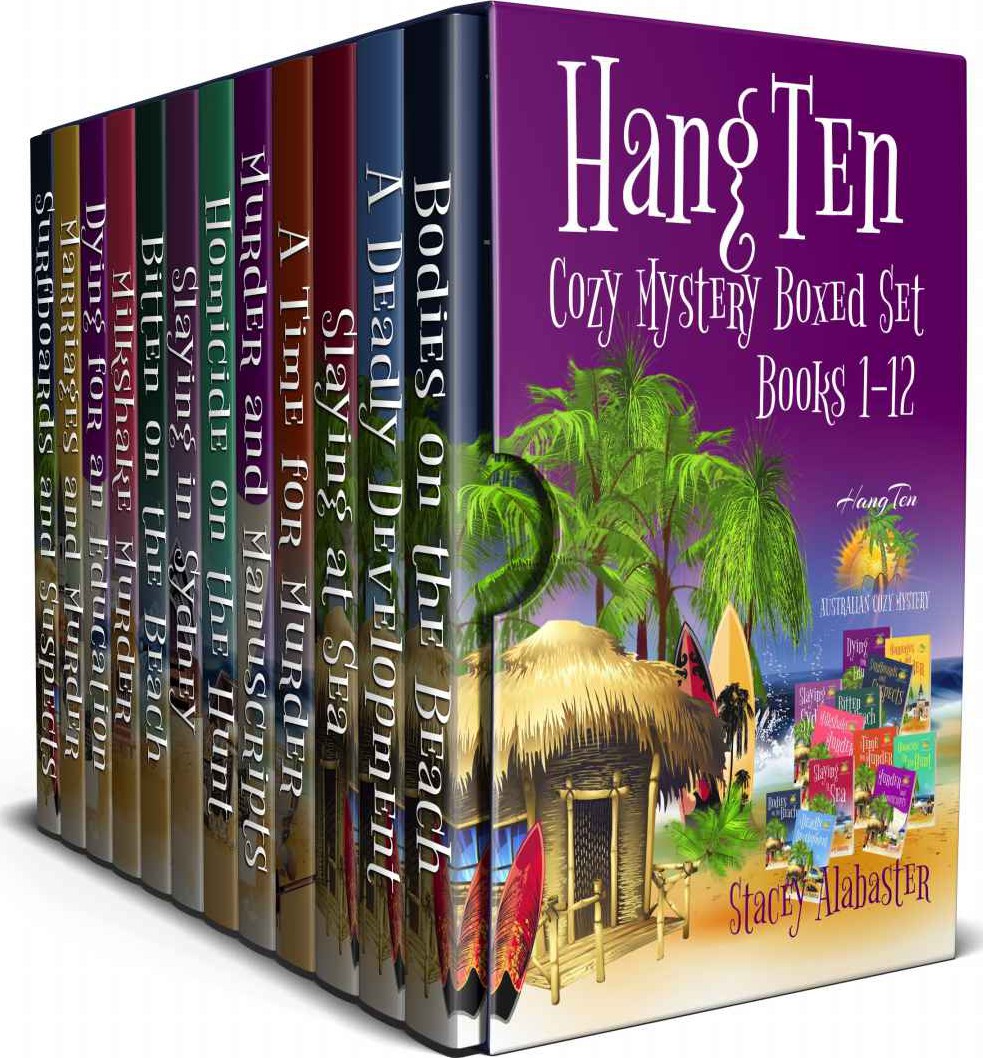 Hang Ten Australian Cozy Mystery Boxed Set 112 Alabaster Stacey