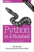 Python In A Nutshell 3rd Edition Holden Steve Ravenscroft