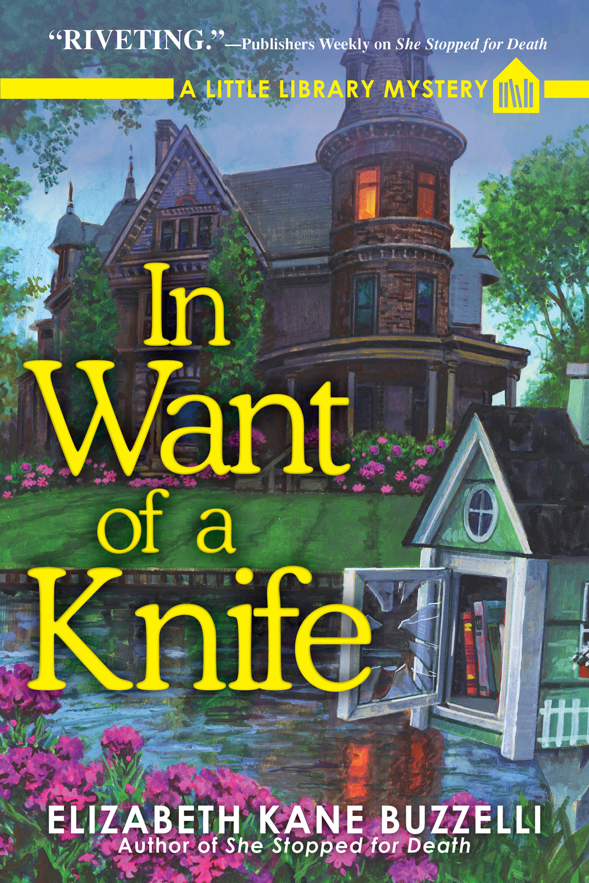A Little Library Mystery 03 In Want Of A Knife Buzzelli