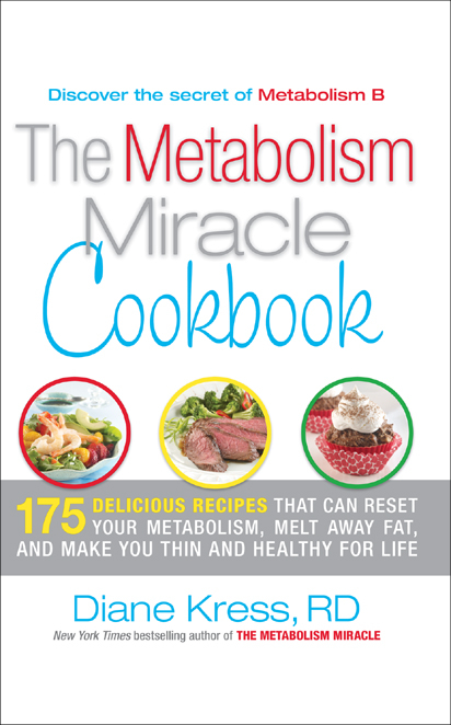 Metabolism Miracle Cookbook Kress Diane