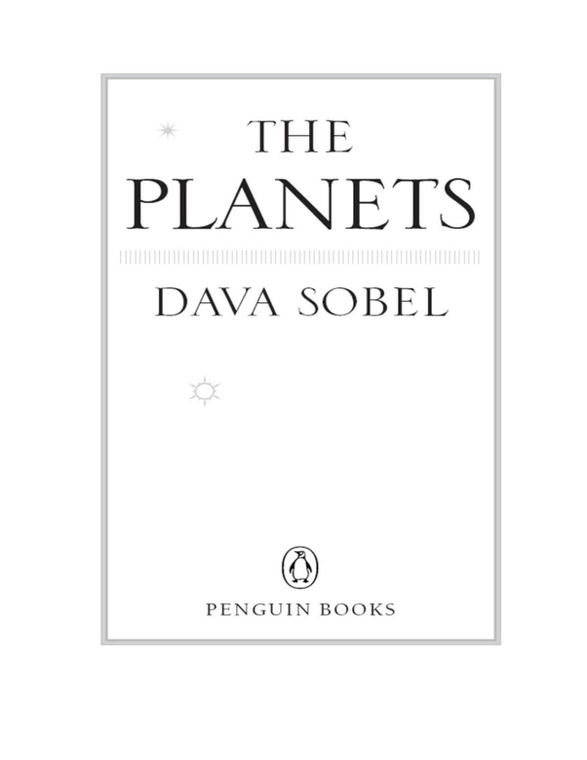 The Planets Dava Sobel