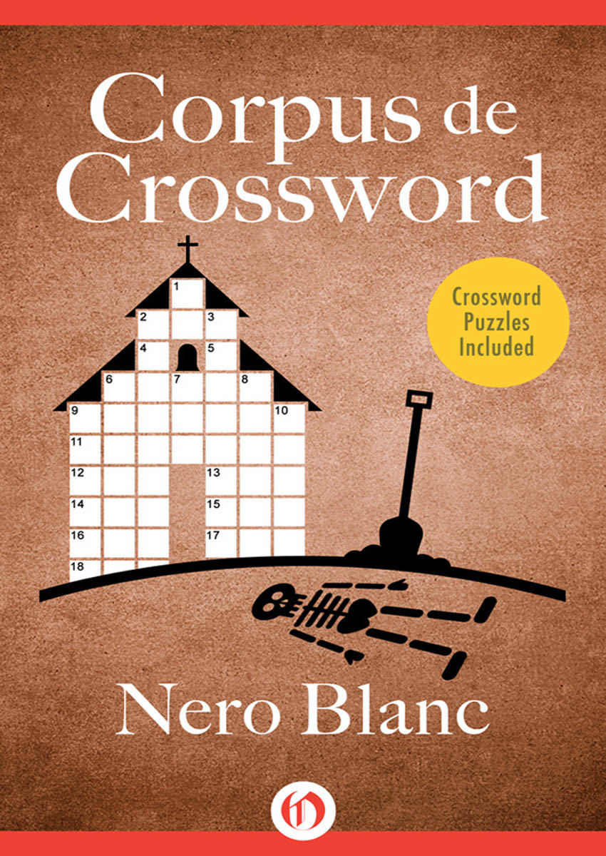 Crossword Mysteries 06 Corpus De Crossword Blanc Nero