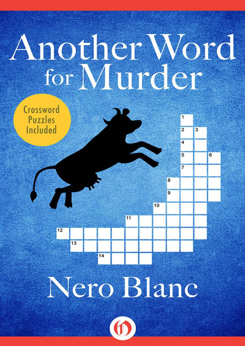 Crossword Mysteries 10 Another Word For Murder Blanc Nero