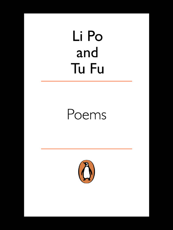 Poems Li Po Tu Fu