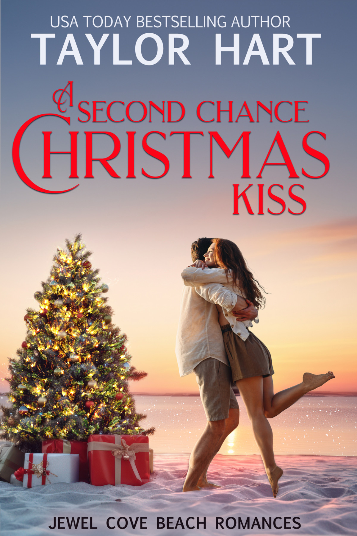 A Second Chance Christmas Kiss Sweet Small Town Jewel Cove Beach Romances Book 1 Taylor Hart