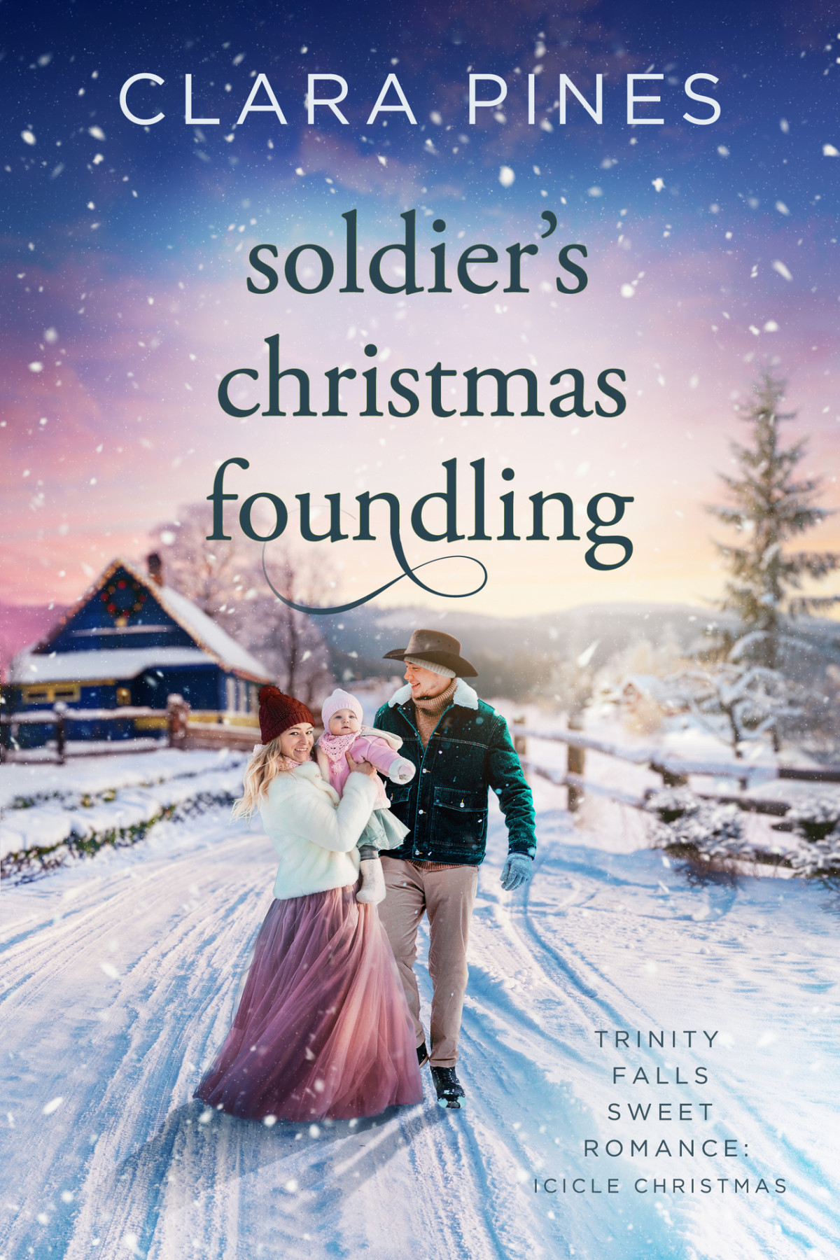 Soldiers Christmas Foundling Trinity Falls Sweet Romance Icicle Christmas Book 7 Pines