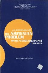 A Chronology Of The Armenian Problem With A Bibliography 18781923 Recep Karacakaya