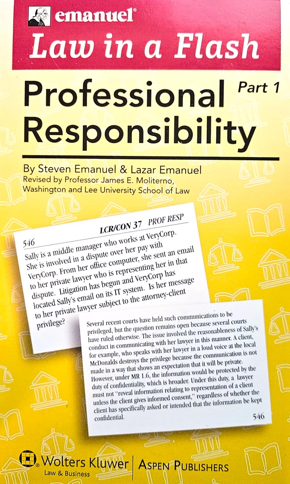 Law In A Flash Professional Responsibility Part 1 2 2nd Edition Steven Emanuel