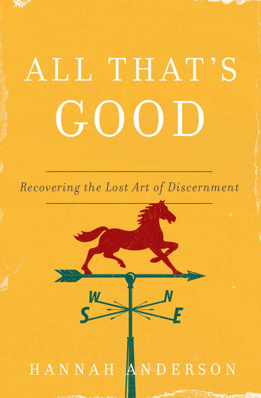 All Thats Good Recovering The Lost Art Of Discernment Anderson