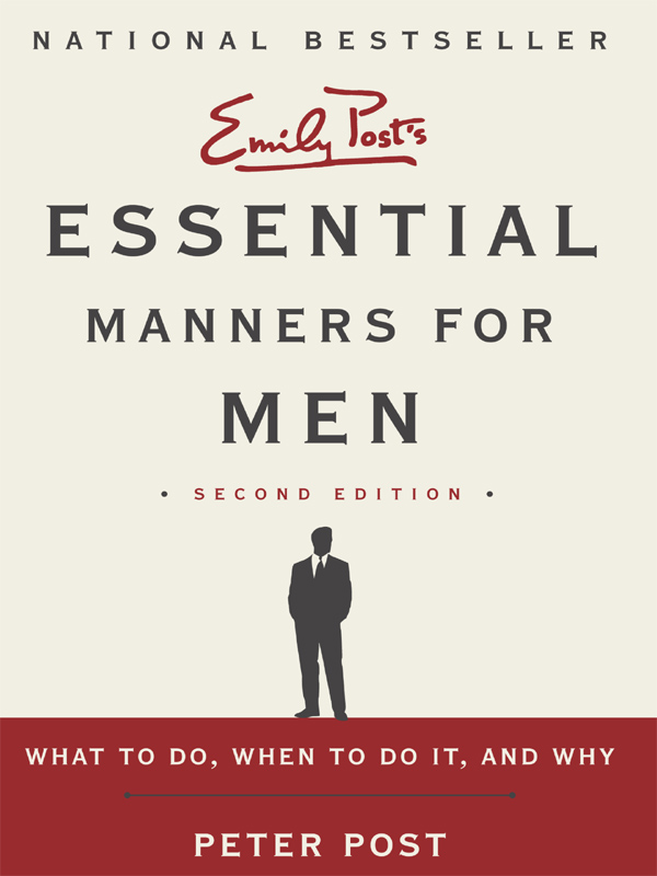 Essential Manners For Men Peter Post