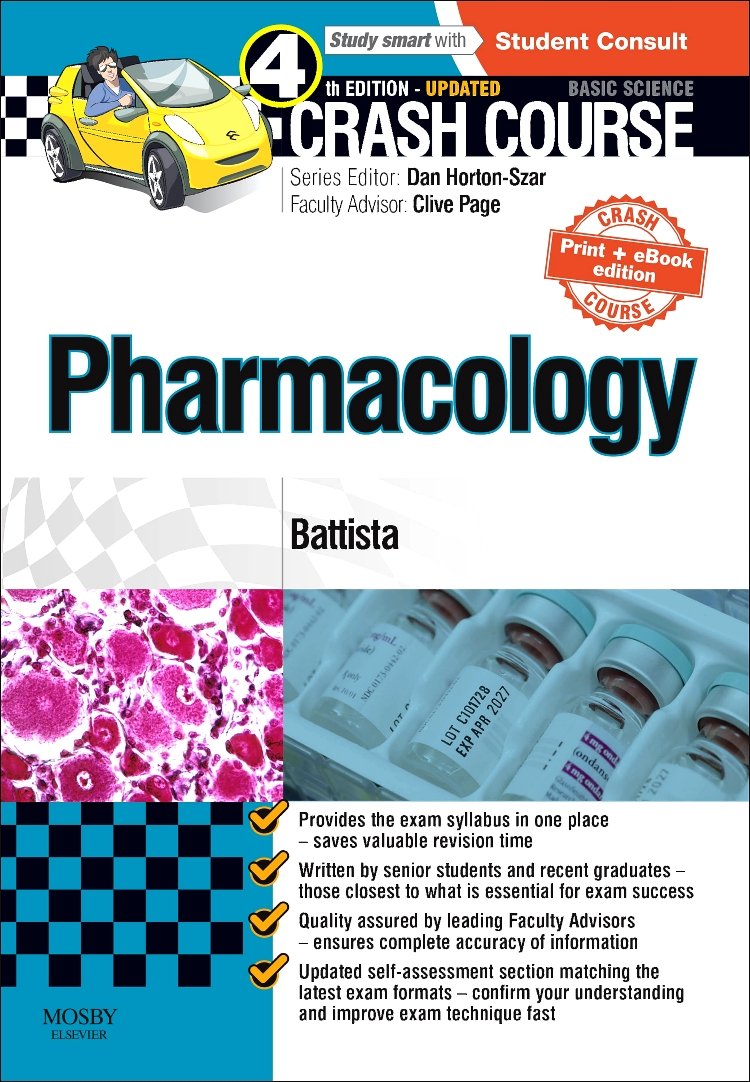 Crash Course Pharmacology 4th Edition 4th Elisabetta Battista Mbbs Bsc
