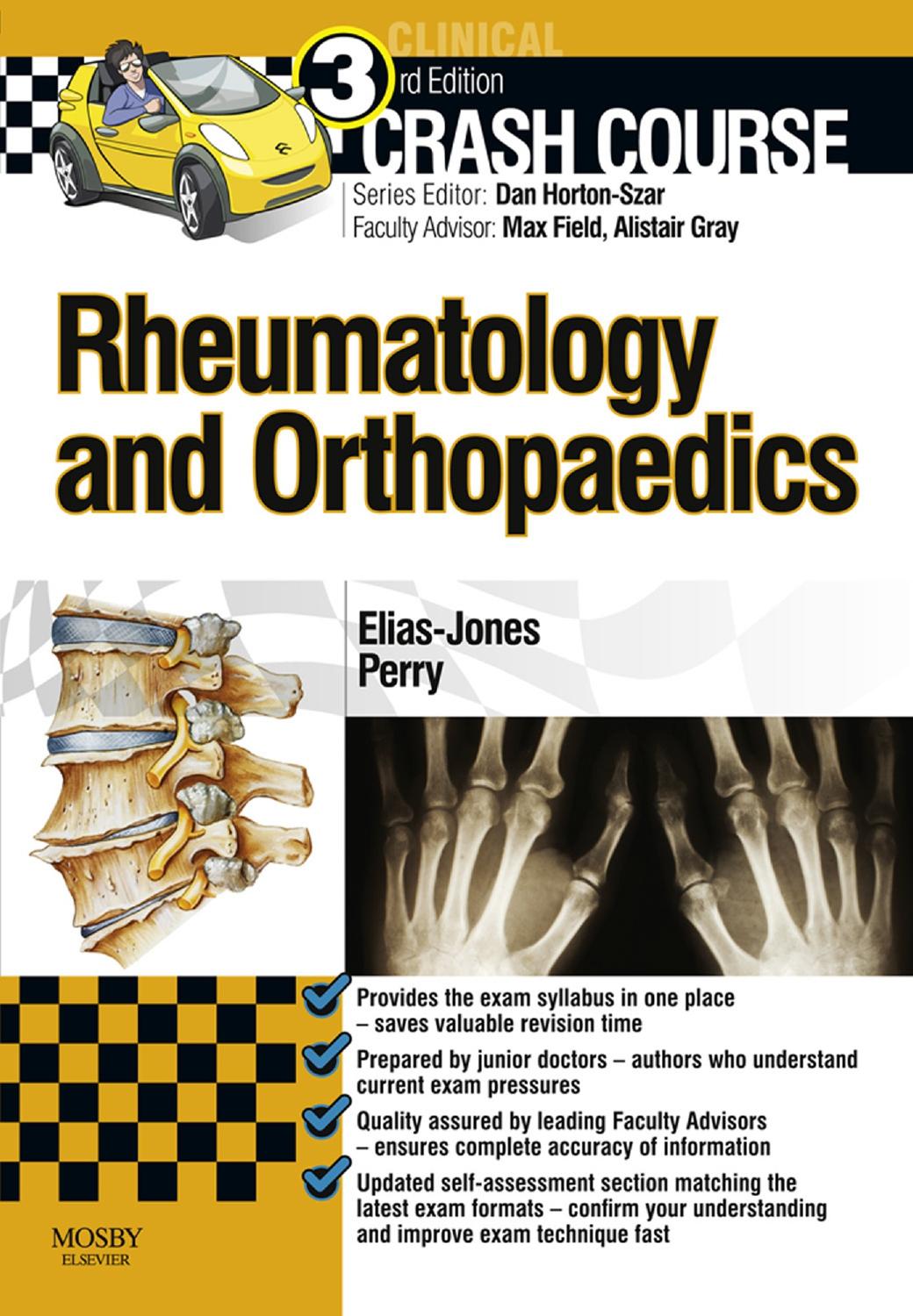Crash Course Rheumatology And Orthopaedics 3rd Edition 3rd Cameron Eliasjones Martin Perry