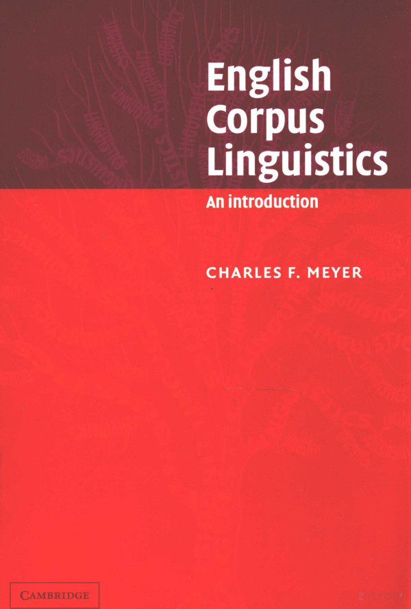 English Corpus Linguistics An Introduction 2002th Edition Charles F Meyer