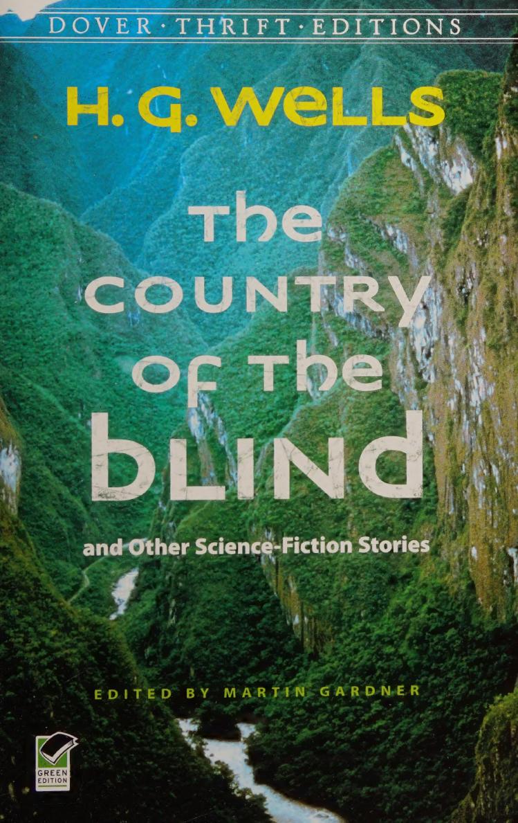 The Country Of The Blind And Other Sciencefiction Stories Dover Thrift Editions Green Ed H G Wells