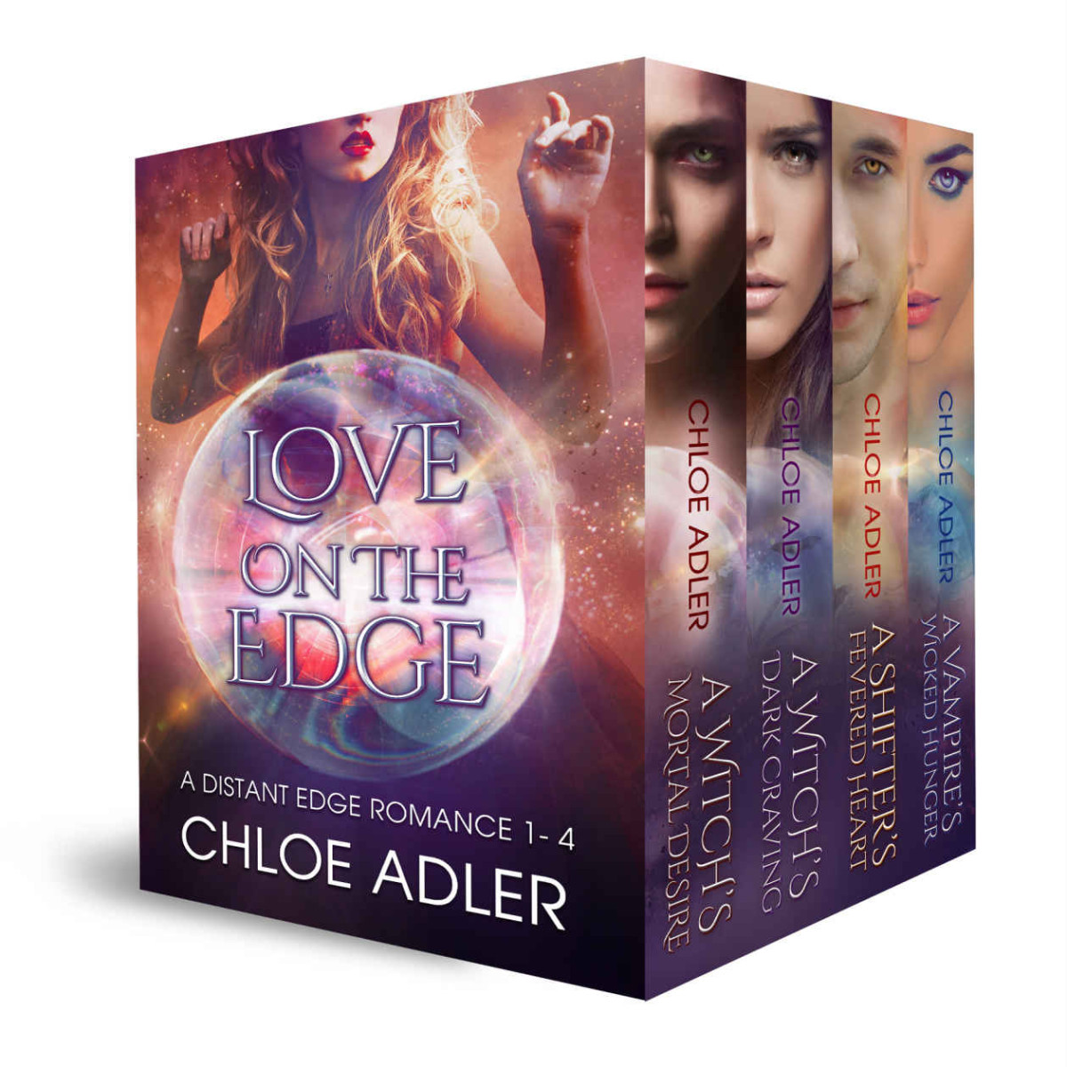 Love On The Edge Boxed Set 4 Complete Paranormal Romance Books Chloe Adler