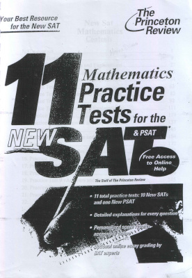 11 Mathematics Practice Tests For The New Sat Psat Princeton Review