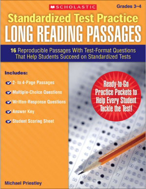 Scholastic Standardized Test Practice Long Reading Passages G34 Priestley Michael