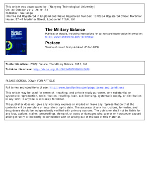 The Military Balance 2008 The International Institute For Strategic Studies Iiss