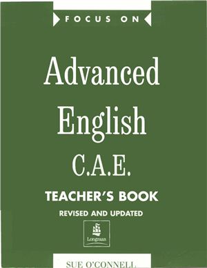 Focus On Advanced English Cae Teachers Book Revised And Updated Sue Oconnell