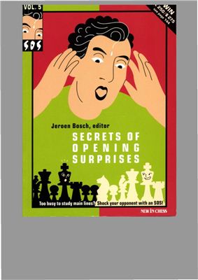 Sos Secrets Of Opening Surprises Volume 5 Bosch J Editor