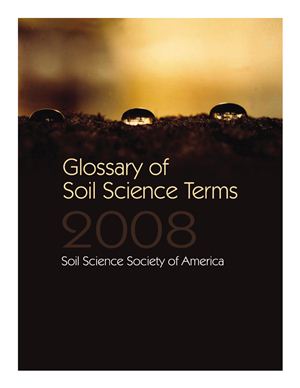 Glossary Of Soil Science Terms 2008 Sssa