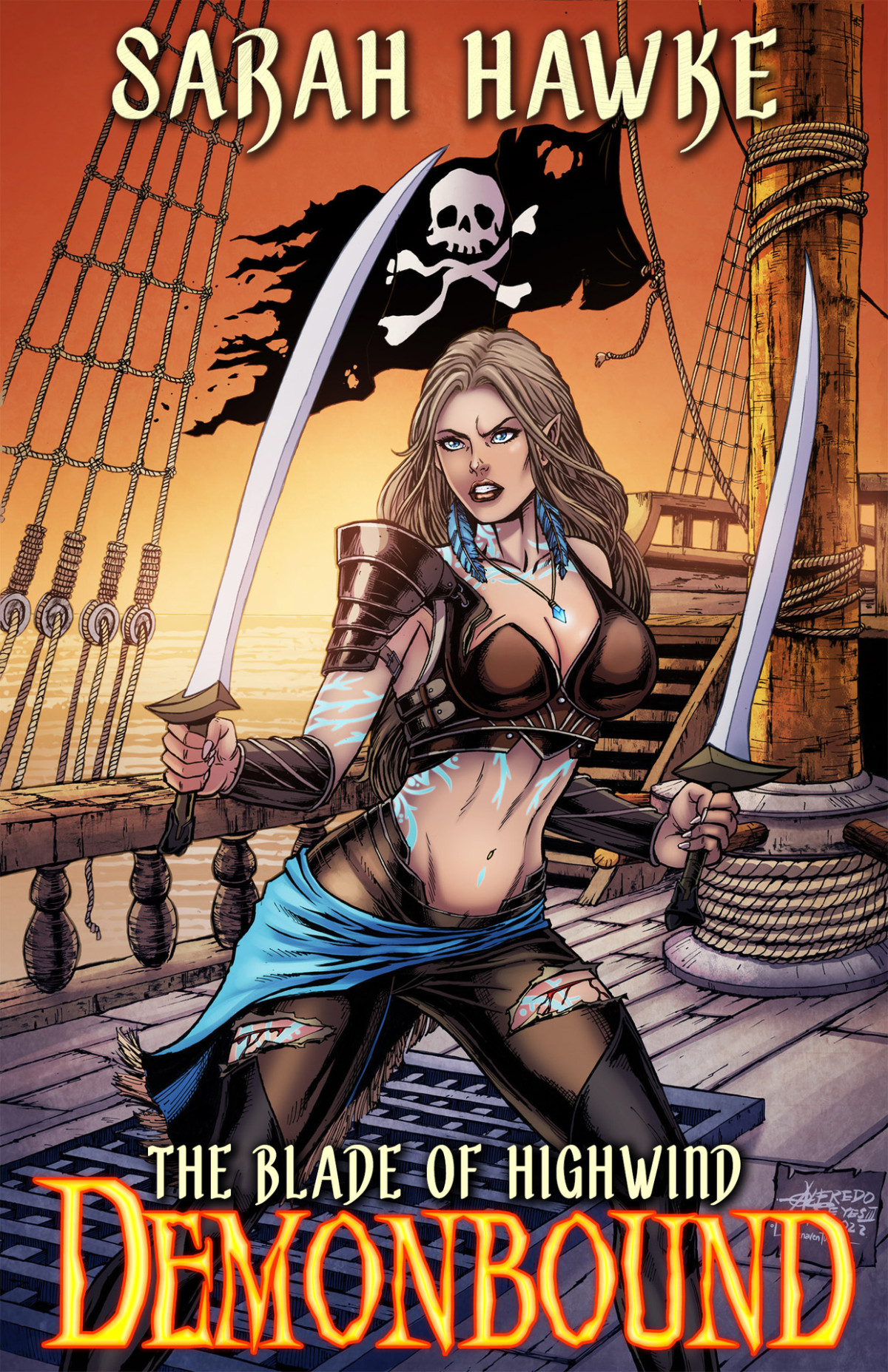 Demonbound A Swashbuckling Fantasy Romance The Blade Of Highwind Book 2 Hawke