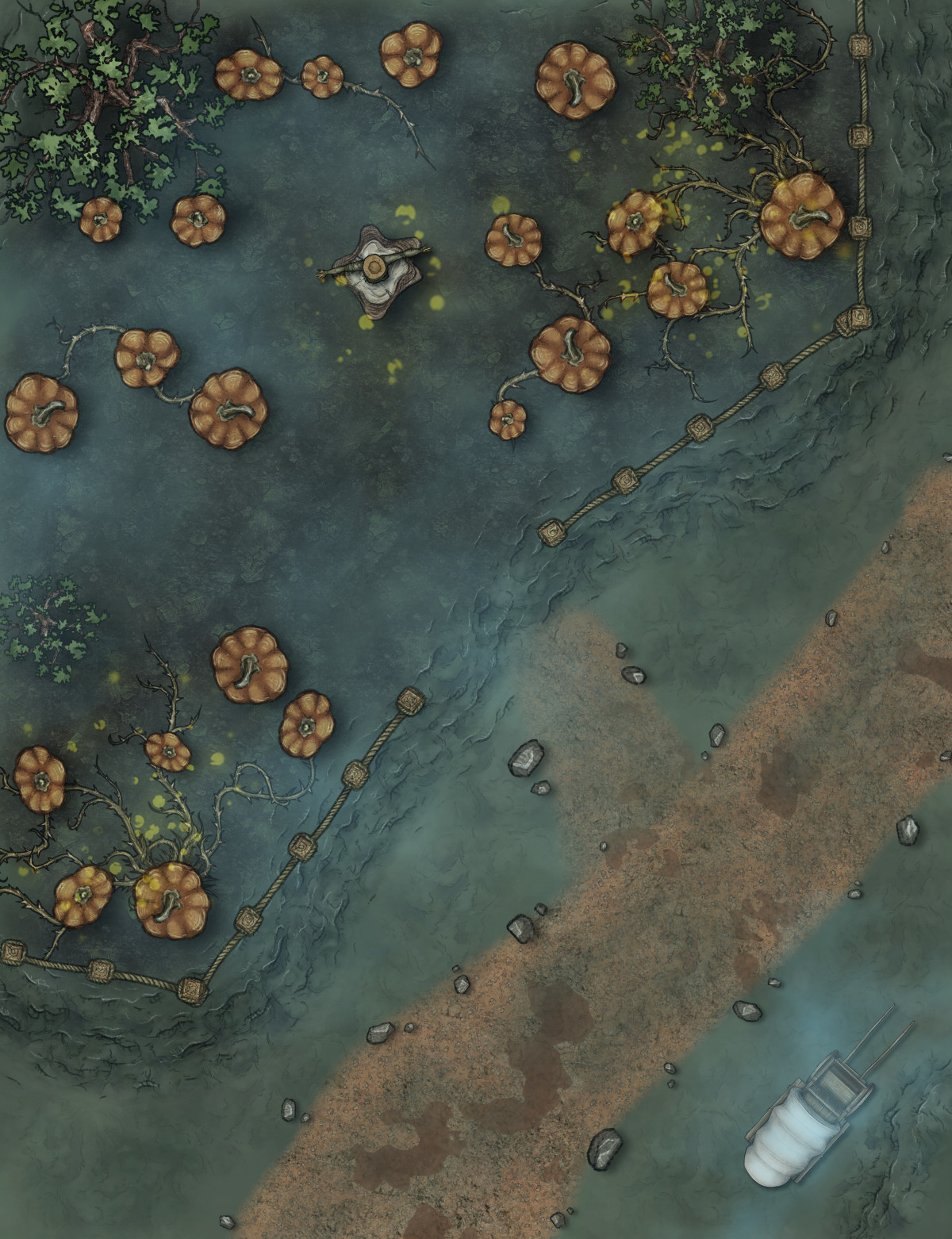 Maps For Folktales Of Gristwood Critical Crafting