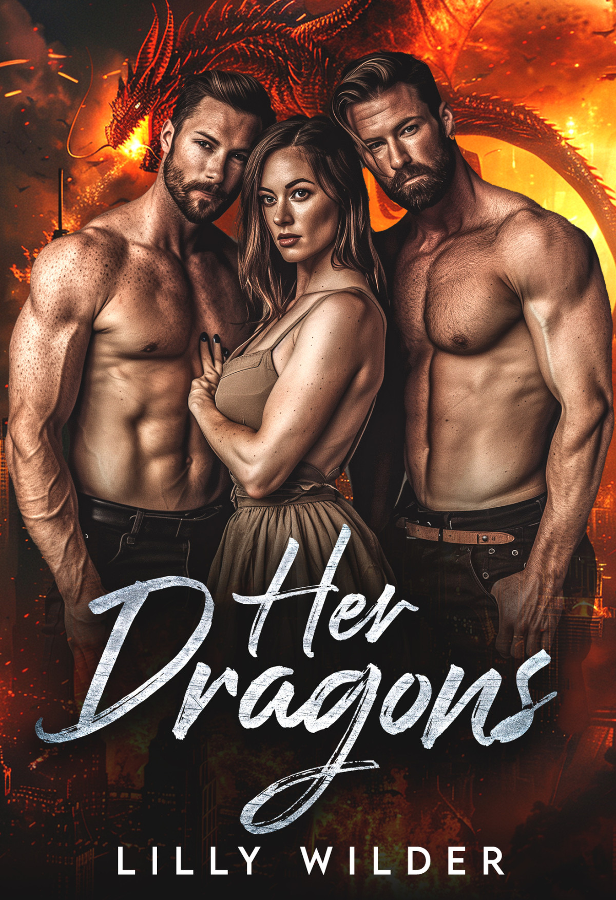 Her Dragons Menage Protector Romance Her Shifters Lilly Wilder