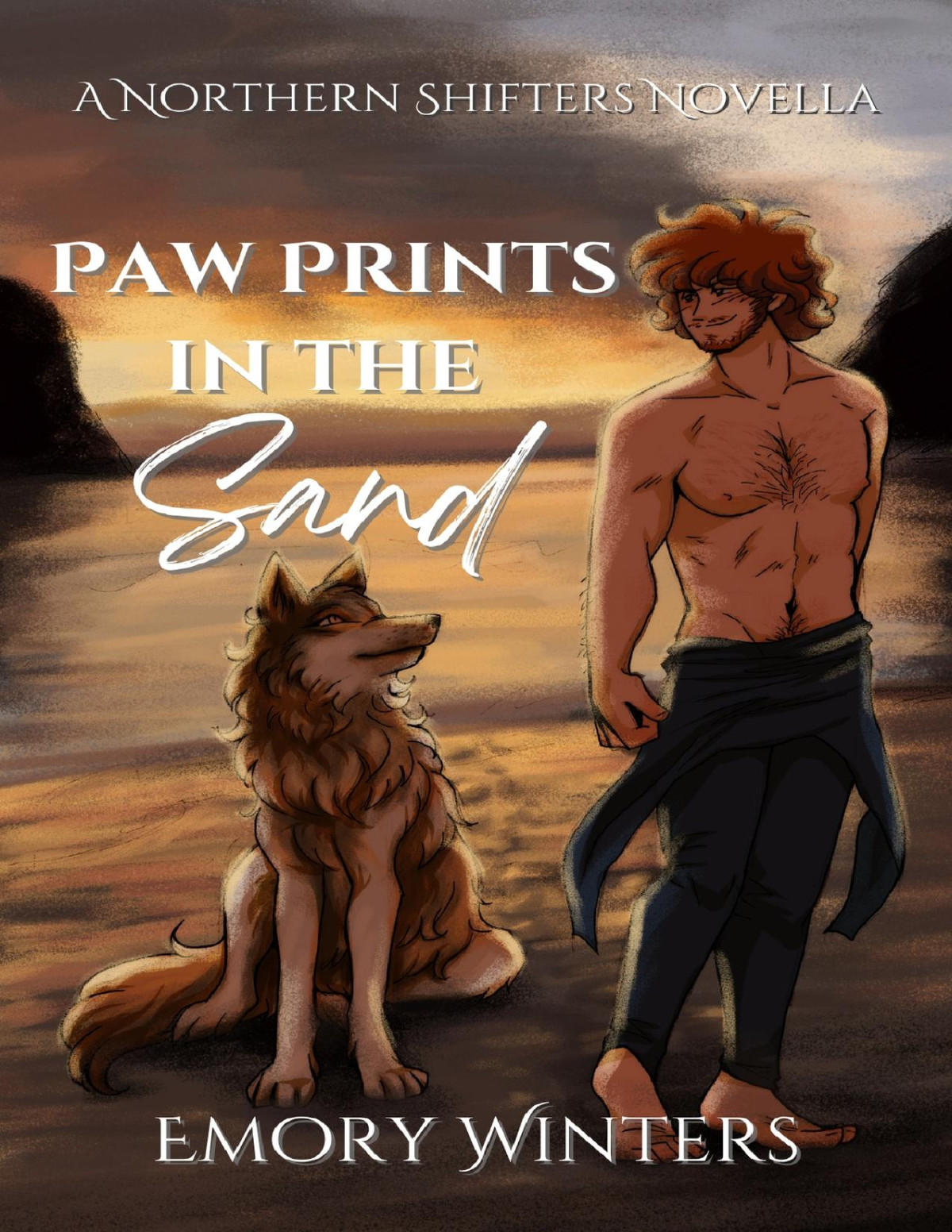 Paw Prints In The Sand Emory Winters