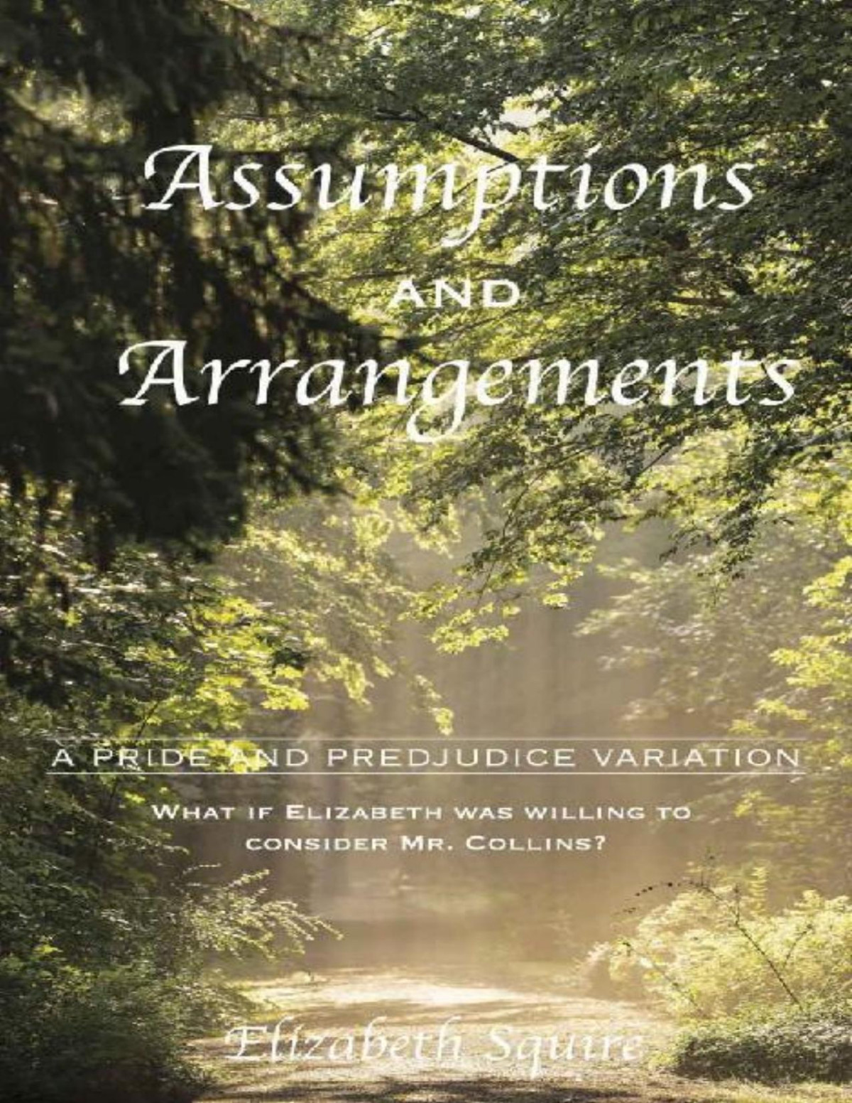 Assumptions And Arrangements A Pride And Prejudice Variation What If Elizabeth Was Willing To Consider Mr Collins Elizabeth Squire A Lady