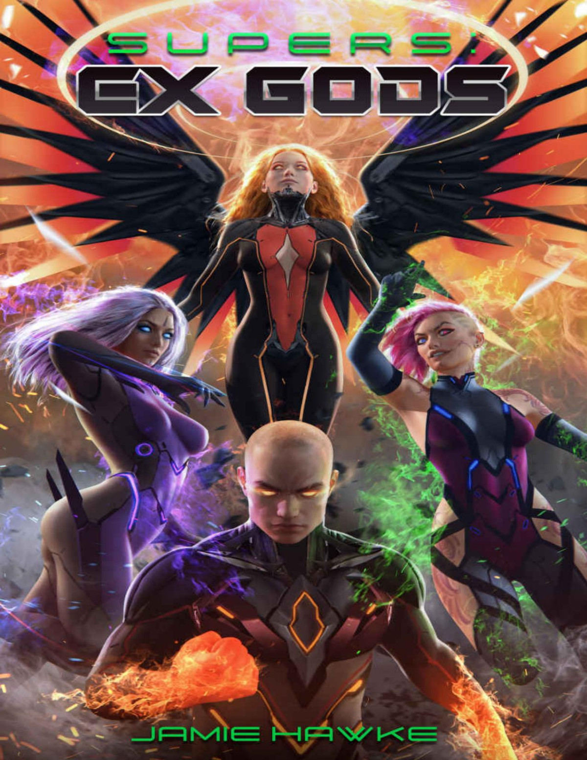 Supers Ex Gods 1 A Superhero Harem Space Opera Jamie Hawke