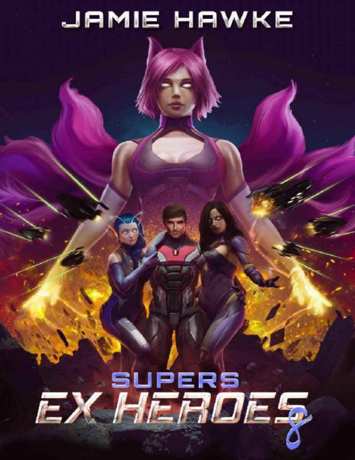 Supers Ex Heroes 8 A Space Harem Fantasy Jamie Hawke