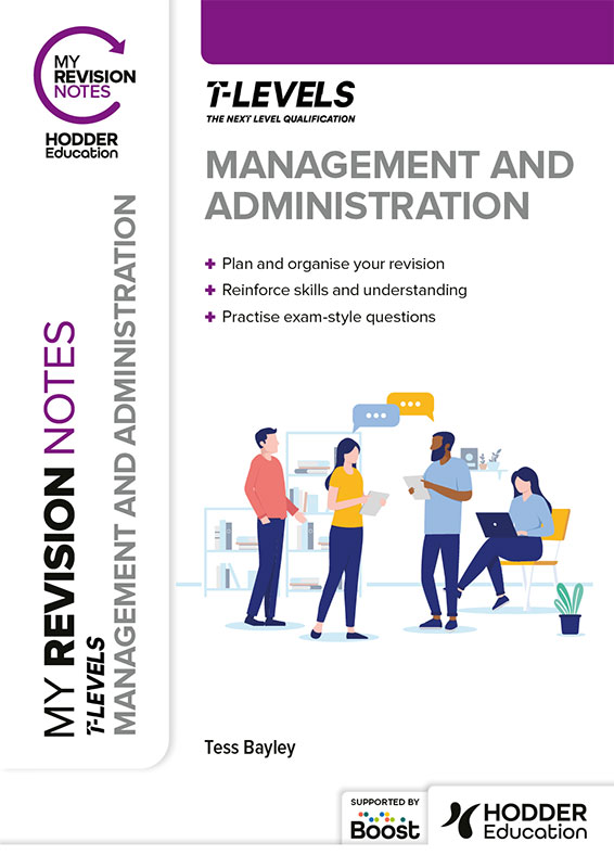 My Revision Notes Management And Administration T Level Bayley