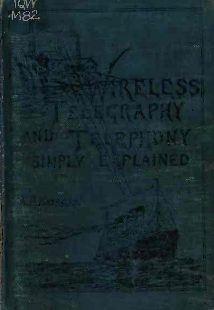Wireless Telegraphy And Telephony Simply Explained Alfred P Morgan