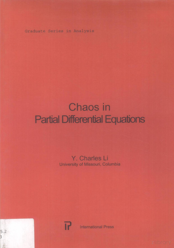Chaos In Partial Differential Equations 2004th Edition Ycharles Li