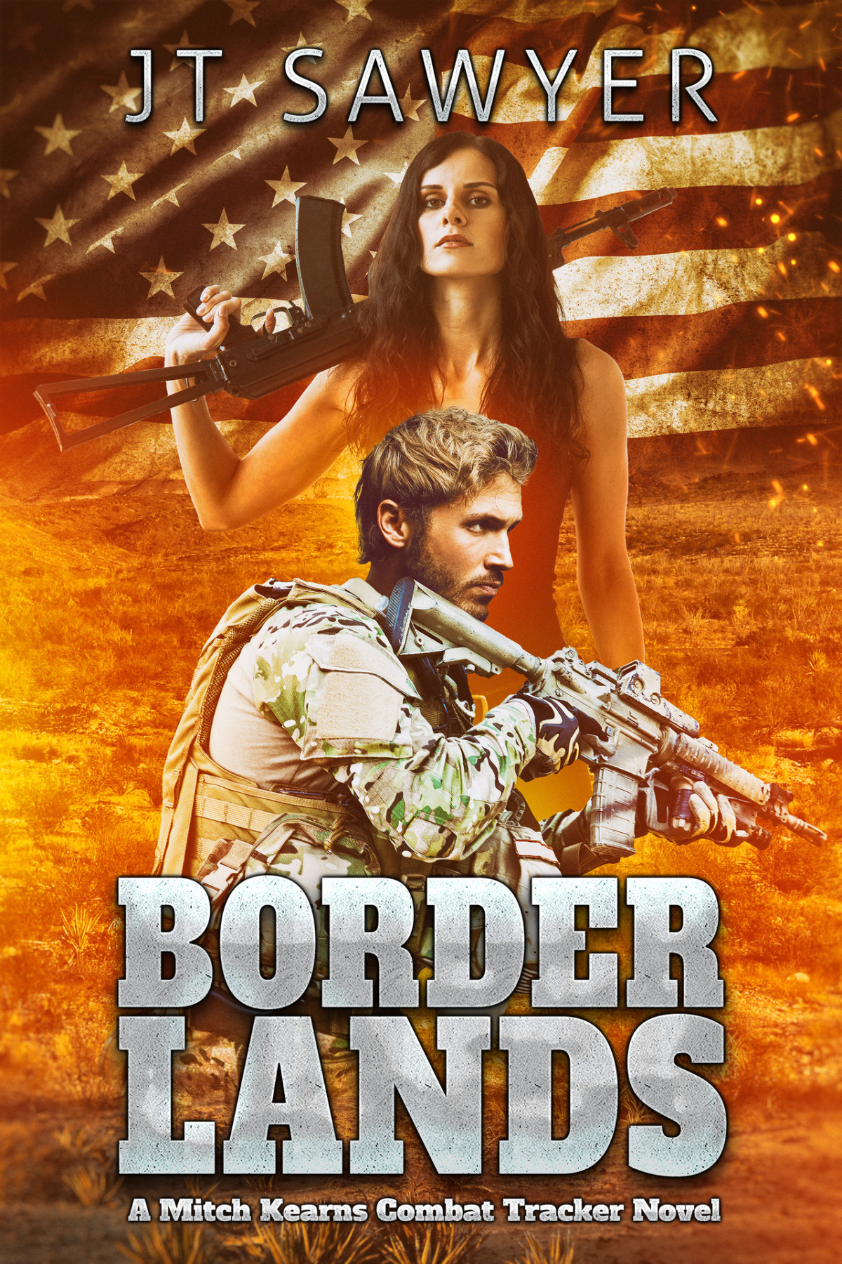 Borderlands Mitch Kearns Combat Tracker Series Book 6 Sawyer