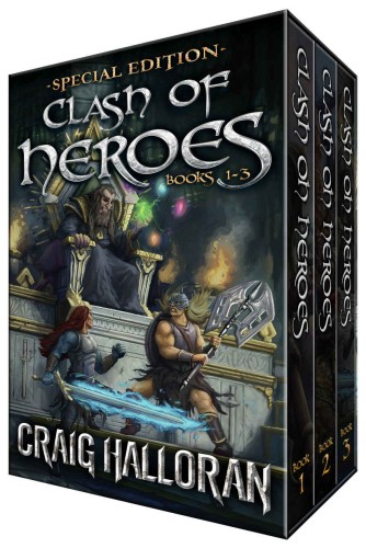 Clash Of Heroes Special Edition Books 1 2 3 Craig Halloran