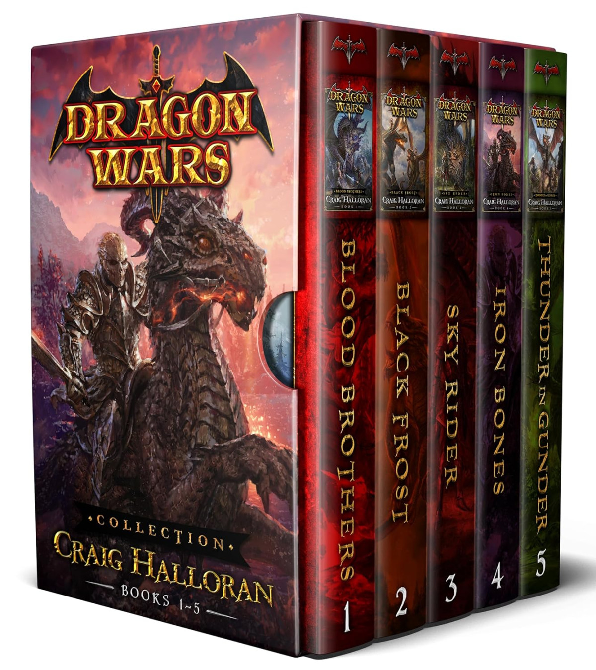 Dragon Wars Collection Books 15 Epic Sword And Sorcery Fantasy Adventure Dragon Series Craig Halloran