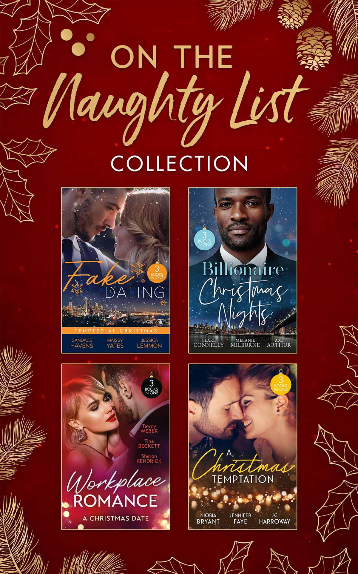 On The Naughty List Collection Candace Havens Maisey Yates Jessica Lemmon Clare Connelly Melanie Milburne Ac Arthur Tawny Weber Tina Beckett Sharon Kendrick Niobia Bryant Jennifer Faye Jc Harroway